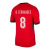 Portugal B. Fernandes 8 Hjemme EM 2024 - Herre Fotballdrakt